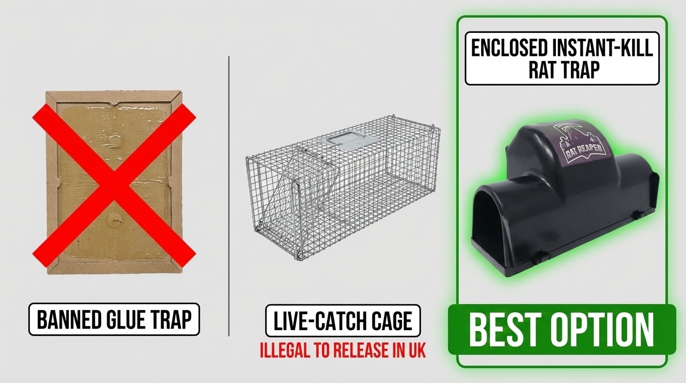 Humane rat control solution