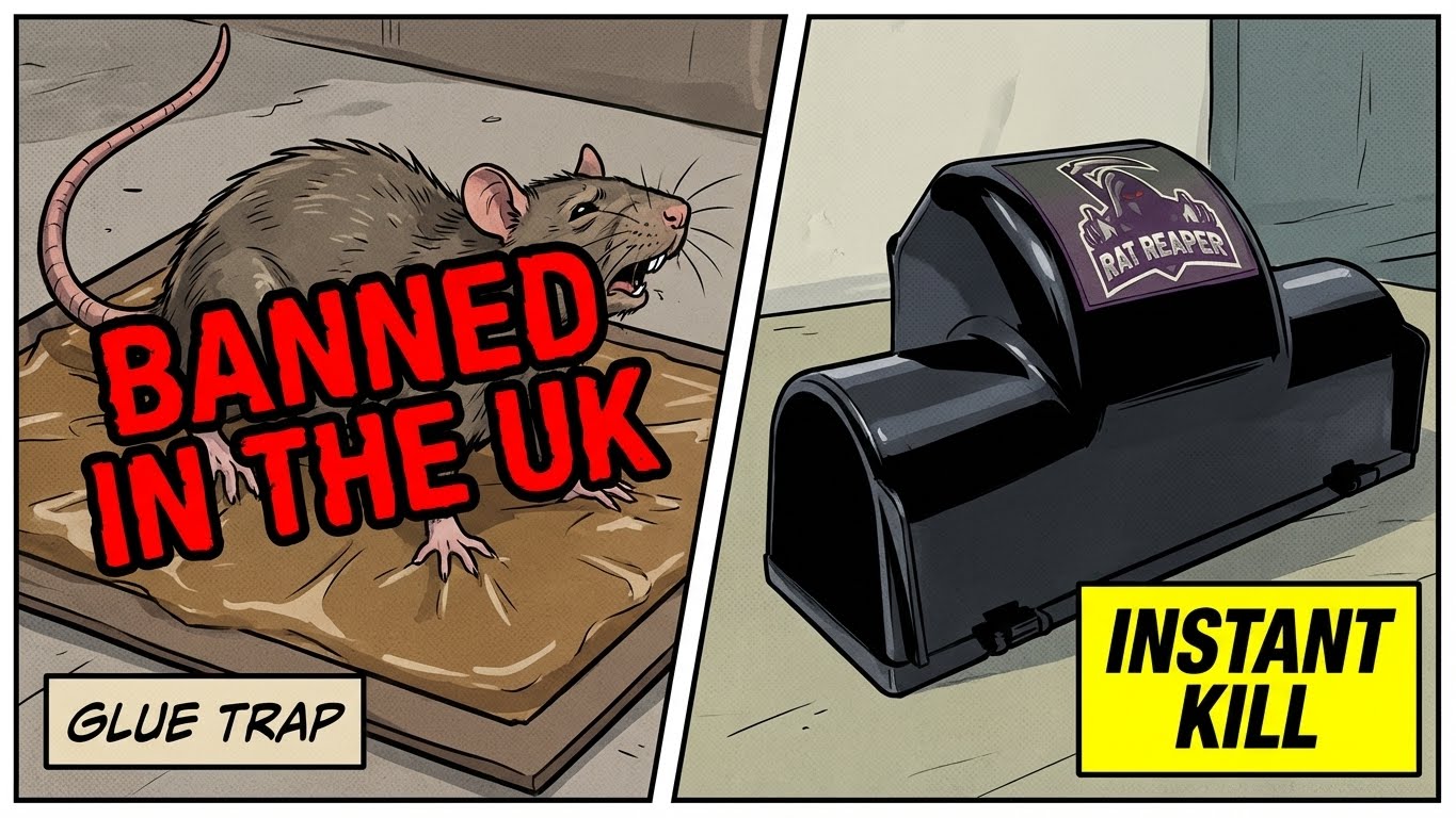 Enclosed instant kill trap design