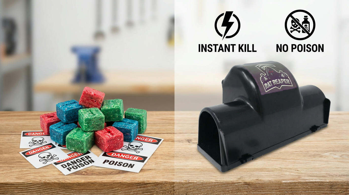 Comparison of poison vs mechanical trap