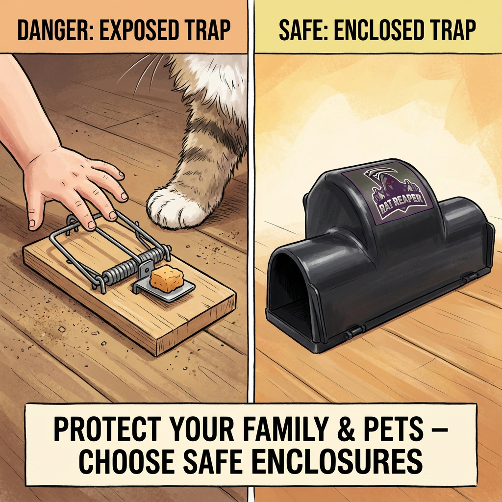 Safety risks of exposed traps